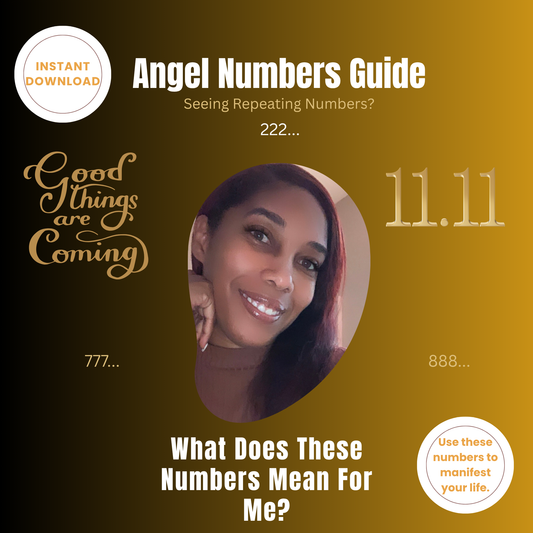 INSTANT Digital Downloadable Complete Angel Numbers GUIDE